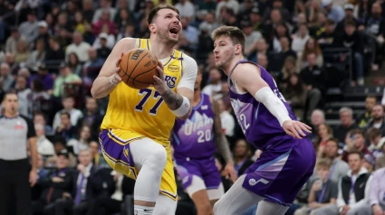 Luka Doncic, en el partido frente a los Jazz