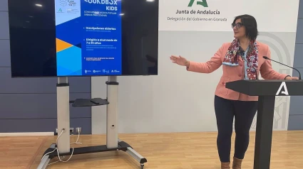 La delegada territorial de Desarrollo Educativo y Formación Profesional, María José Martín Gómez