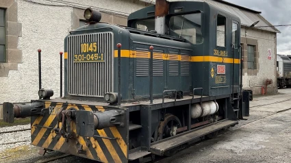 La locomotora cedida por Renfe al Muferga es una de las pocas de este tipo que se conservan en España