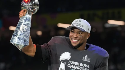 Saquon Barkley es el mejor running back de la NFL y campeón de la Super Bowl.