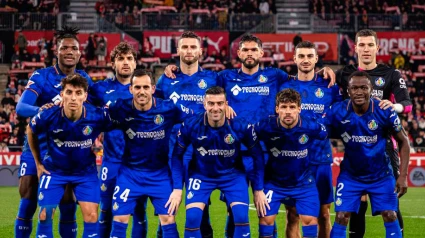 Once inicial con el que el Getafe saltó este viernes al estadio de Montilivi.