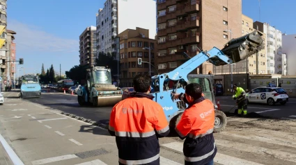 Obras en la Avenida Goya