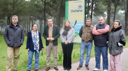 Miembros del Partido Popular de Huelva en Doñana