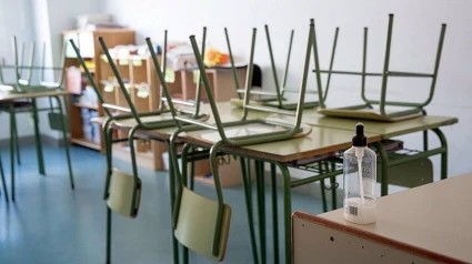 Foto de archivo de un aula, clase o colegio