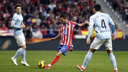 Koke, durante el encuentro ante el Celta