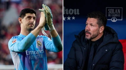 Courtois habla de Simeone