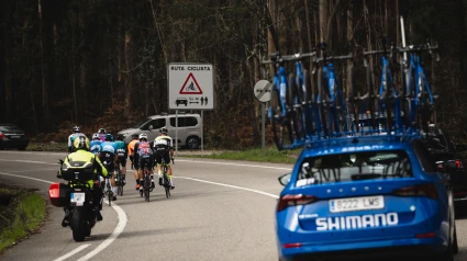 Un momento de la carrera de O Gran Camiño