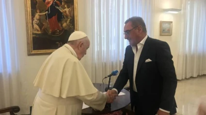El Papa Francisco y Carlos Herrera