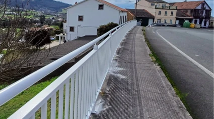 Las barreras ya están instaladas en la zona de O Poulo