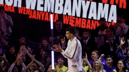 Wembanyama, jugador de la NBA