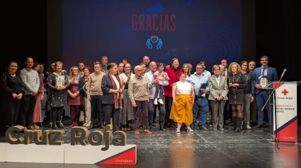 Reconocimiento ala familia de Cruz Roja en Palencia