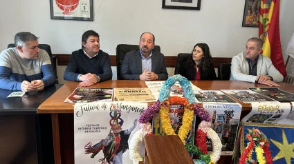 El director de Turismo de Galicia, Xosé Merelles, presenta los carnavales del oriente ourensano cuyas celebraciones se prolongarán hasta el 5 de marzo