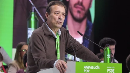 22/02/2025 El expresidente de Extremadura y secretario de Política Autonómica del PSOE, Guillermo Fernández Vara, este sábado durante su intervención en el acto de apertura del XV Congreso Regional del PSOE de Andalucía.POLITICA ESPAÑA EUROPA ANDALUCÍAFRANCISCO J.OLMO/EUROPA PRESS