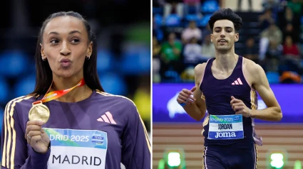 Ana Peleteiro y Abel Jordan, en los Campeonatos de España