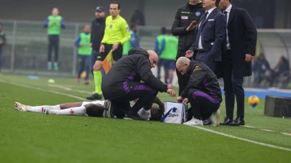 Moise Kean, desplomado durante el Hellas Verona-Fiorentina