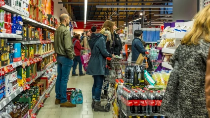 Cola de supermercado