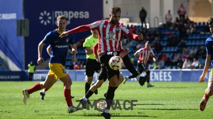 Pito Camacho, del Zamora, en el duelo ante el Andorra