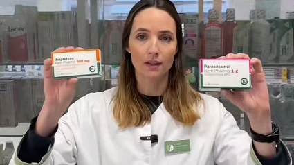 La farmacéutica en el vídeo