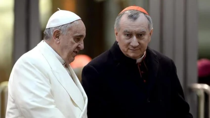 Papa Francisco y Pietro Parolin