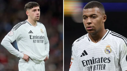 Fede Valverde y Kilian Mbappé