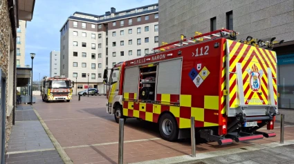 Los bomberos del SPEIS en la zona del incidente