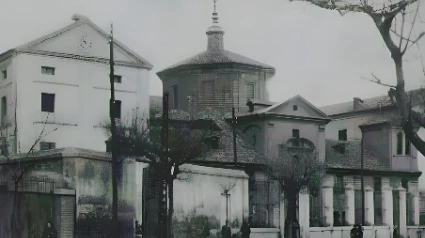 Imagen del Hospital Provincial de Zaragoza en los años 30.