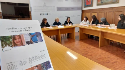 Reunión Pro Infancia en el ayuntamiento de Ferrol