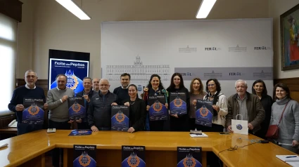 Presentación del cartel de Pepitas 2025 en el concello de Ferrol