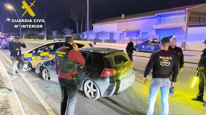 Operación de la Guardia Civil en Lorca