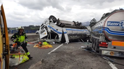 Accidente de tráfico en Coaña