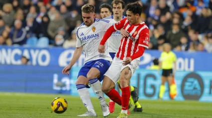 Soberón fue la nota positiva del partido, al reencontrarse con el gol en un espectacular remate que ponía por delante al Real Zaragoza