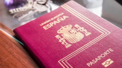 Imagen de archivo de un pasaporte español oficial