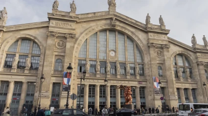 Archivo - Fotografía de archivo de la estación del Norte de París, Francia