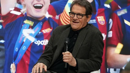 Fabio Capello, durante el acto de los Laureus de esta semana