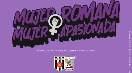 Cartel oficial especial 8M: MUJER ROMANA, MUJER APASIONADA