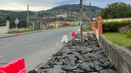 Las obras se iniciaron hace unos días en esta parroquia eumesa