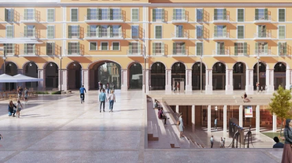 Imagen de la nueva Plaza Mayor