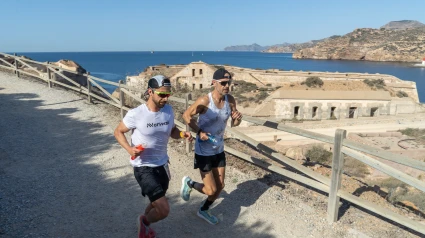 Dos corredores disputando la prueba en una edición anterior