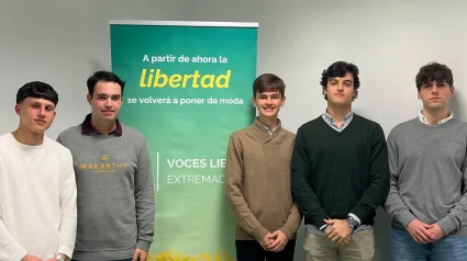 Jóvenes de la asociación liberal 'Voces Libres'