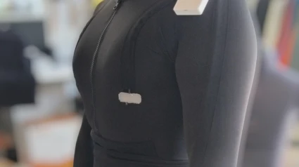 Prototipo de la prenda textil inteligente que permite monitorizar de forma objetiva la columna lumbar.