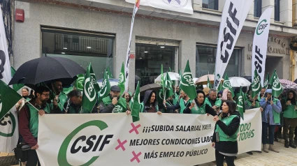 Concentración CSIF Subdelegación del Gobierno