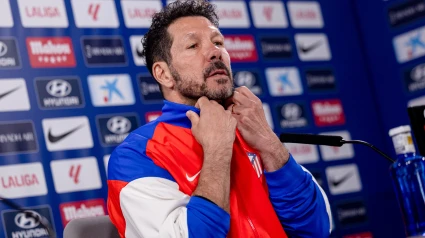 Diego Simeone habló con la prensa antes de visitar al Sevilla en LaLiga