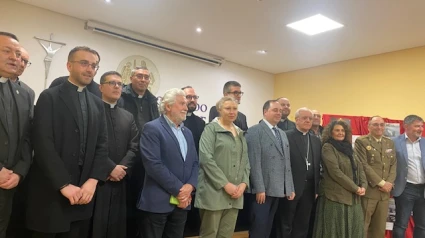 Presentación de la Semana Santa de la Diócesis de Ourense en el salón Padre Feijoo del Obispado