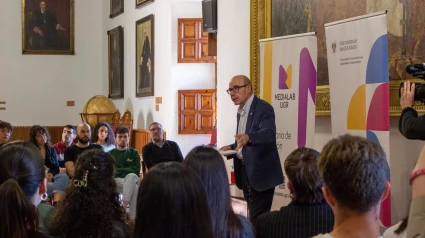 El rector de la Universidad de Granada, Pedro Mercado