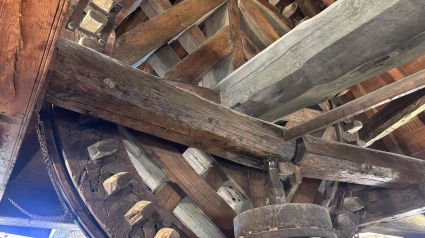 Rueda catalina del molino Burleta