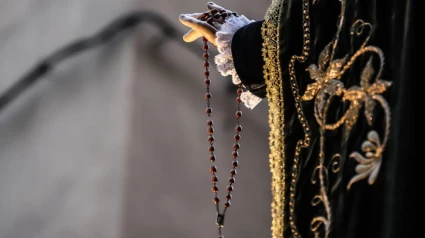 Una de las imágenes más admiradas de la Semana Santa de Logroño
