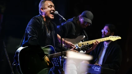 Andrés Balado en uno de sus conciertos