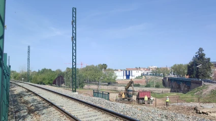 Obras en la zona de Los Milagros