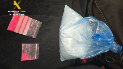 La ketamina se encontraba oculta en la mochila de uno de los ocupantes.