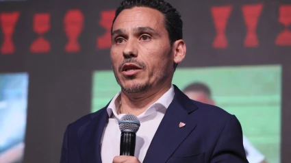 May 8, 2024, Sao Paulo, Sao Paulo, Brasil: Sao Paulo (SP), 05/08/2024 – EVENT/SPORTS/SUMMIT/SP – Panel “The Regeneration of Sevilla FC: the return to the model looking to the futureâ€Â, with the participation of Jose Maria Del Nido Carrasco, president of Sevilla F.C, Spanish football club, at the 2nd edition of the Sports Summit Sao Paulo 2024, a meeting point for the sports industry. The event takes place between May 7th and 9th, at the Hilton Morumbi Hotel, in the capital of Sao Paulo. (Credit Image: © Leco Viana/TheNEWS2 via ZUMA Press Wire)